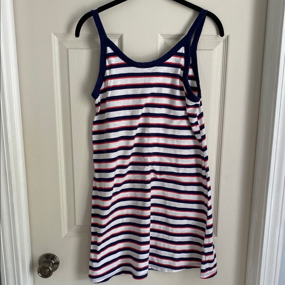 Universal Thread Striped Dress - Red, White, and Blue